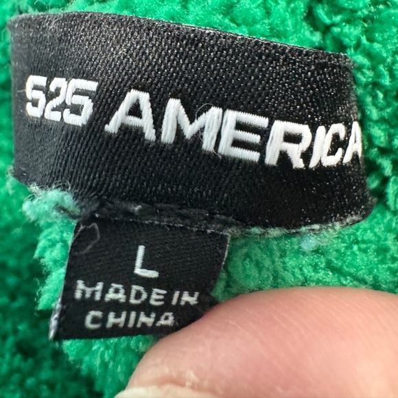 525 America Mock Neck Sweater Green - Picture 4 of 9